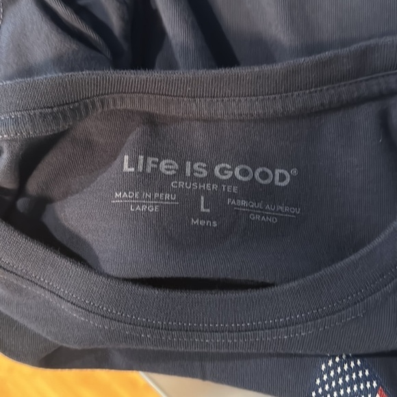 Life is Good short sleeve shirt size large men’s - Picture 7 of 8